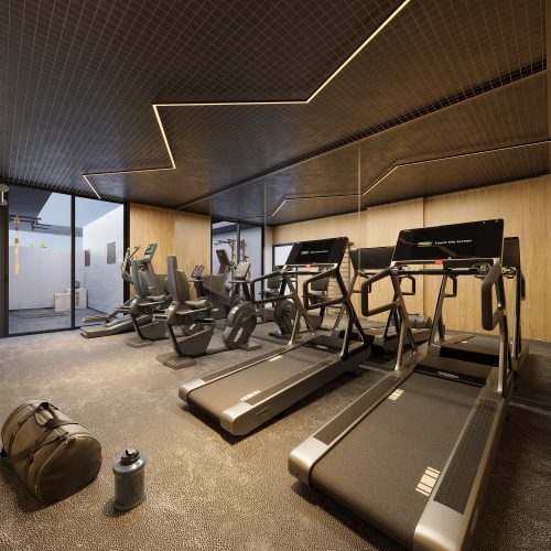 Perspectiva artística do Fitness Center